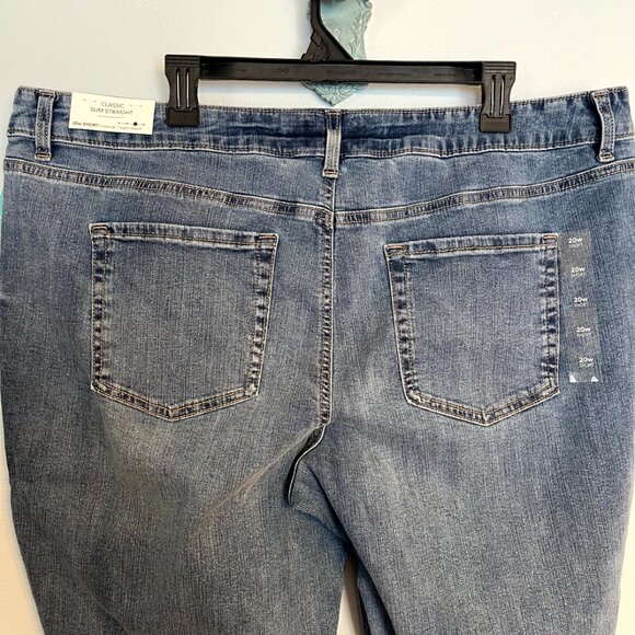 NWT Maurices Women's Jeans M Jeans 20W Classic Slim Straight, Short, Mid Rise - Picture 6 of 11